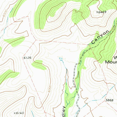 United States Geological Survey Paradise Mountain, TX (1978, 24000-Scale) digital map