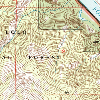 United States Geological Survey Paradise, MT (1999, 24000-Scale) digital map