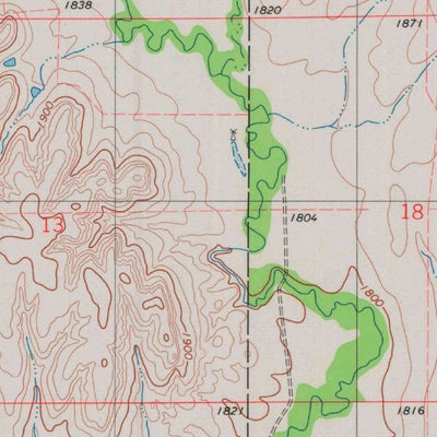 United States Geological Survey Paradise NW, KS (1978, 24000-Scale) digital map