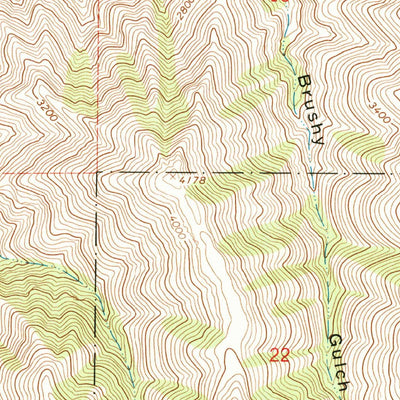 United States Geological Survey Paradise, OR-WA (1967, 24000-Scale) digital map
