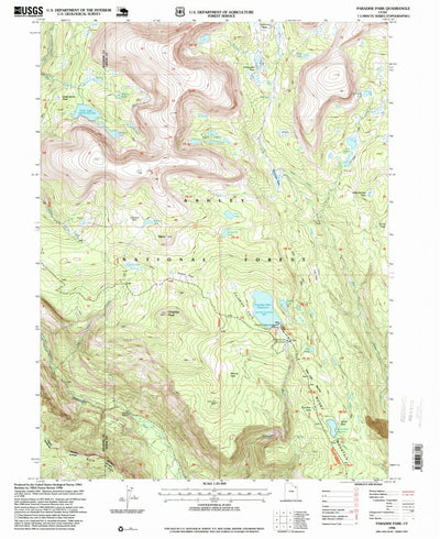 United States Geological Survey Paradise Park, UT (1996, 24000-Scale) digital map