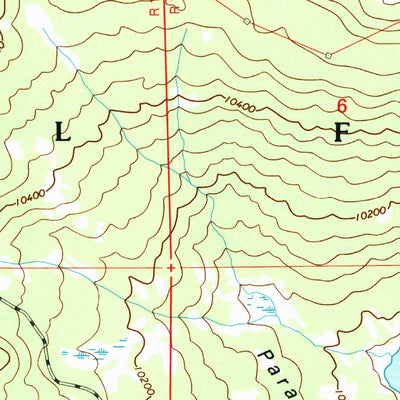 United States Geological Survey Paradise Park, UT (1996, 24000-Scale) digital map