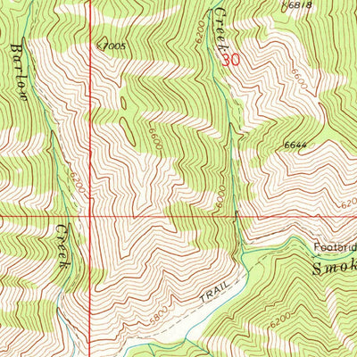 United States Geological Survey Paradise Peak, ID (1970, 24000-Scale) digital map