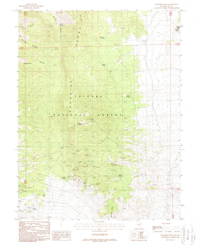 United States Geological Survey Paradise Peak, NV (1988, 24000-Scale) digital map