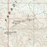 United States Geological Survey Paradise Range, CA (1996, 24000-Scale) digital map