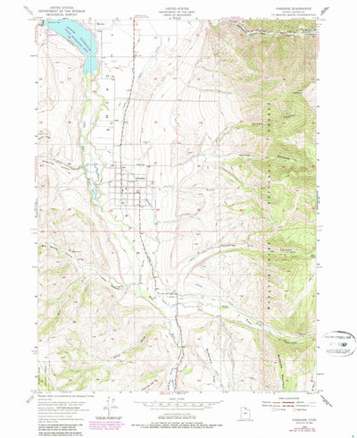 United States Geological Survey Paradise, UT (1955, 24000-Scale) digital map