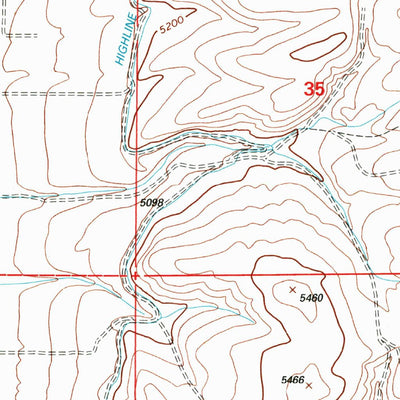 United States Geological Survey Paradise, UT (1998, 24000-Scale) digital map