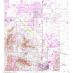 United States Geological Survey Paradise Valley, AZ (1965, 24000-Scale) digital map