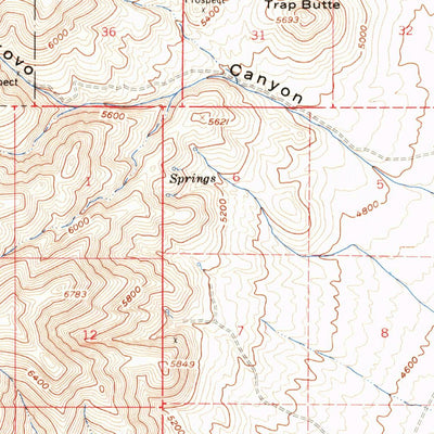 United States Geological Survey Paradise Valley, NV (1958, 62500-Scale) digital map