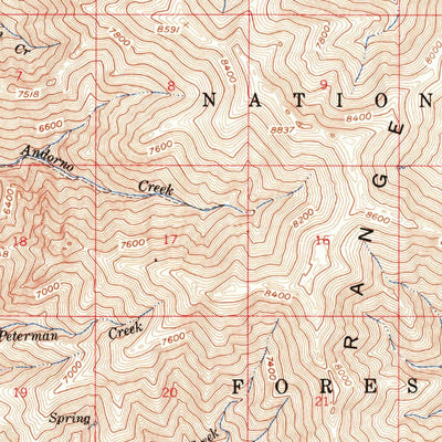United States Geological Survey Paradise Valley, NV (1958, 62500-Scale) digital map