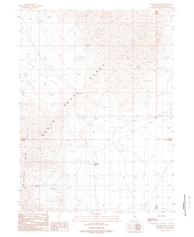 United States Geological Survey Paradise Well, NV (1988, 24000-Scale) digital map