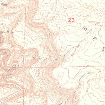 United States Geological Survey Paradox, CO (1948, 24000-Scale) digital map