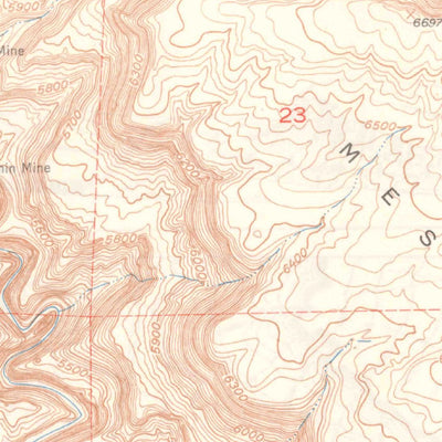 United States Geological Survey Paradox, CO (1949, 24000-Scale) digital map
