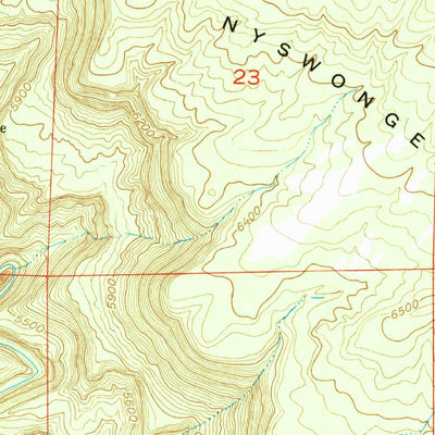 United States Geological Survey Paradox, CO (1960, 24000-Scale) digital map