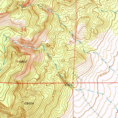 United States Geological Survey Paragonah, UT (1971, 24000-Scale) digital map