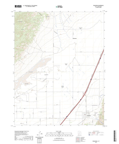 United States Geological Survey Paragonah, UT (2023, 24000-Scale) digital map