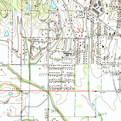 United States Geological Survey Paragould West, AR (1984, 24000-Scale) digital map
