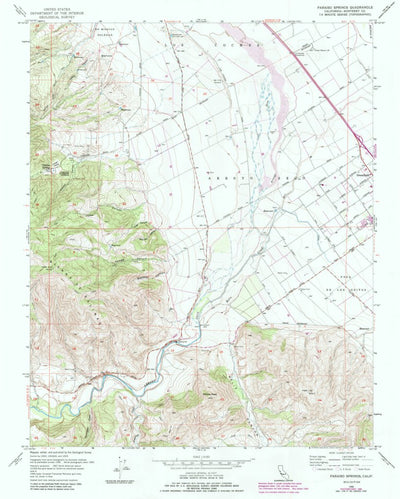 United States Geological Survey Paraiso Springs, CA (1956, 24000-Scale) digital map