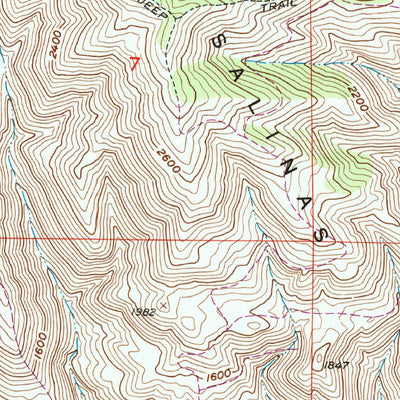 United States Geological Survey Paraiso Springs, CA (1956, 24000-Scale) digital map