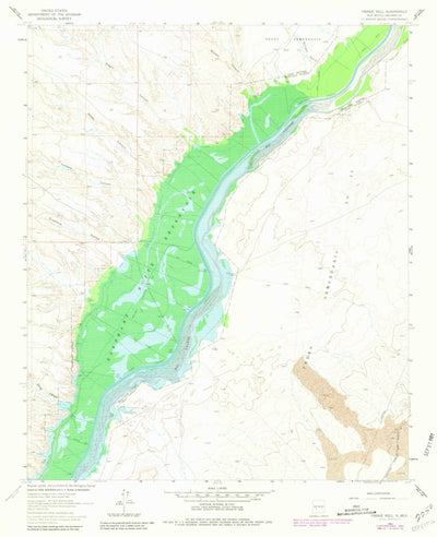 United States Geological Survey Paraje Well, NM (1961, 24000-Scale) digital map