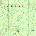 United States Geological Survey Parallel Canyon, AZ (1990, 24000-Scale) digital map