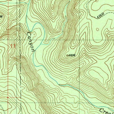United States Geological Survey Parallel Canyon, AZ (1990, 24000-Scale) digital map