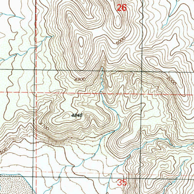 United States Geological Survey Paramore Crater, AZ (1996, 24000-Scale) digital map