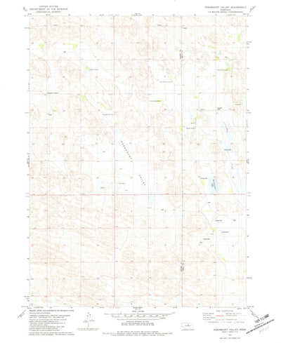 United States Geological Survey Paramount Valley, NE (1981, 24000-Scale) digital map