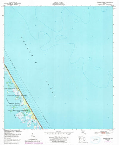 United States Geological Survey Pardon Island, FL (1949, 24000-Scale) digital map