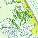 United States Geological Survey Pardon Island, FL (1952, 24000-Scale) digital map