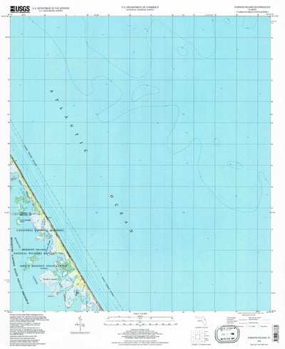 United States Geological Survey Pardon Island, FL (1994, 24000-Scale) digital map