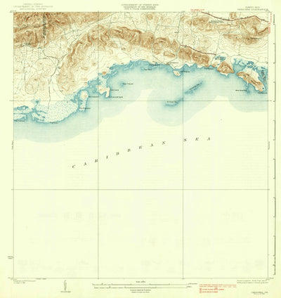 United States Geological Survey Parguera, PR (1938, 30000-Scale) digital map