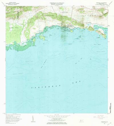 United States Geological Survey Parguera, PR (1966, 20000-Scale) digital map