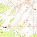 United States Geological Survey Paria Plateau, AZ (1954, 62500-Scale) digital map