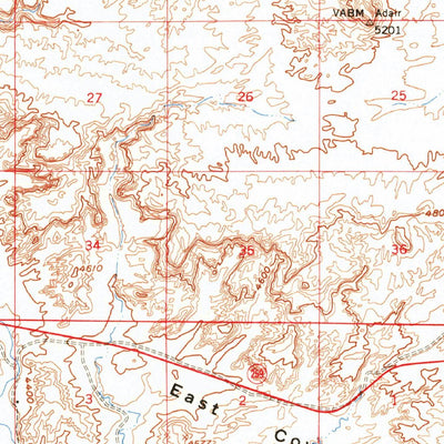 United States Geological Survey Paria, UT-AZ (1954, 62500-Scale) digital map