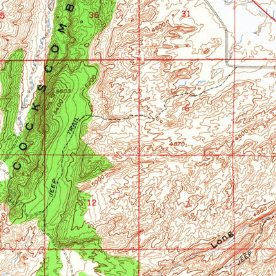 United States Geological Survey Paria, UT-AZ (1954, 62500-Scale) digital map