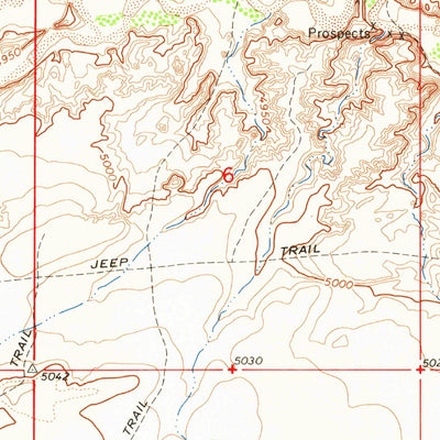 United States Geological Survey Pariette Draw SW, UT (1964, 24000-Scale) digital map