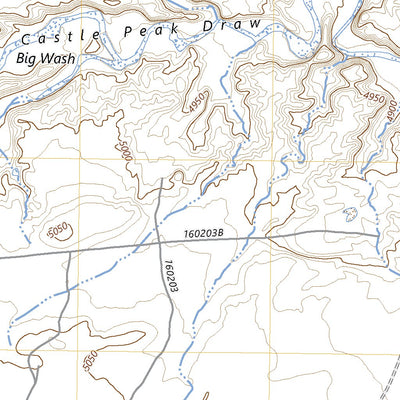 United States Geological Survey Pariette Draw SW, UT (2023, 24000-Scale) digital map