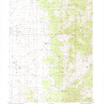 United States Geological Survey Paris Creek, NV (1984, 24000-Scale) digital map