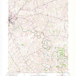 United States Geological Survey Paris East, KY (1952, 24000-Scale) digital map