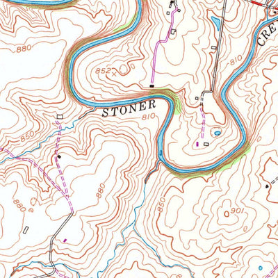 United States Geological Survey Paris East, KY (1952, 24000-Scale) digital map