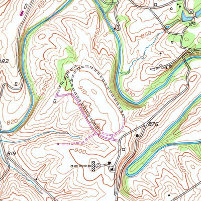 United States Geological Survey Paris East, KY (1952, 24000-Scale) digital map