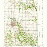 United States Geological Survey Paris, IL-IN (1947, 62500-Scale) digital map
