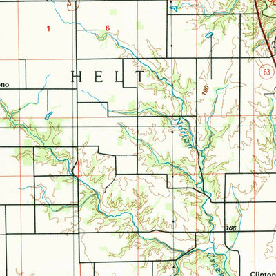 United States Geological Survey Paris, IL-IN (1986, 100000-Scale) digital map