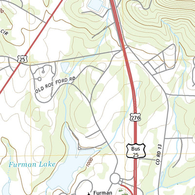 United States Geological Survey Paris Mountain, SC (2020, 24000-Scale) digital map