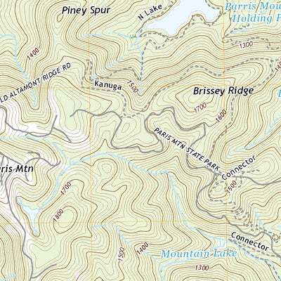 United States Geological Survey Paris Mountain, SC (2020, 24000-Scale) digital map