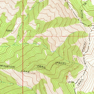 United States Geological Survey Paris Peak, ID (1969, 24000-Scale) digital map