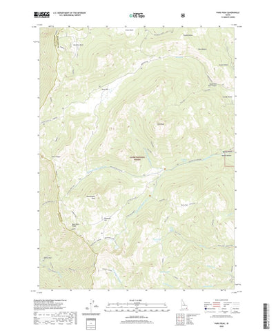 United States Geological Survey Paris Peak, ID (2020, 24000-Scale) digital map