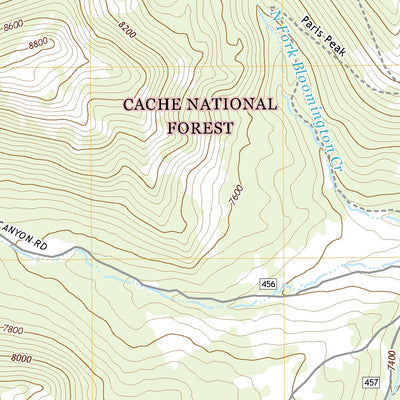 United States Geological Survey Paris Peak, ID (2020, 24000-Scale) digital map