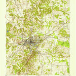 United States Geological Survey Paris, TN (1950, 24000-Scale) digital map